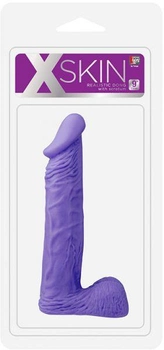 Фалоімітатор Xskin 9 колір фіолетовий (+02538017000000000)