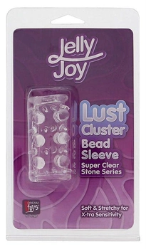 Насадка на пеніс Lust Cluster Bead Sleeve колір прозорий (17291041000000000)