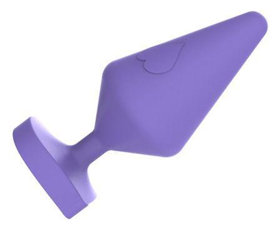 Анальна пробка Chisa Novelties Luv Heart Plug Small колір фіолетовий (20710017000000000)