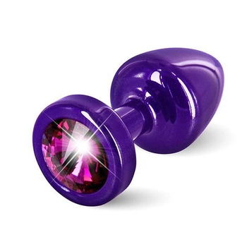 Анальная пробка Diogol Anni Butt Plug Round, 6,1см цвет фиолетовый (17198791000000000)