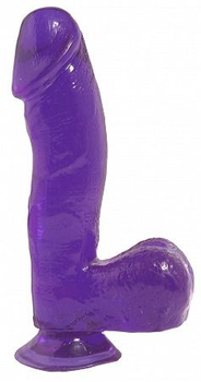 Фаллоимитатор на присоске фиолетовый Pipedream Basix Rubber Works - 6.5 Dong with Suction Cup, 17 см (08535000000000000)