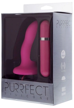 Анальная вибропробка Purrfect Silicone 10 Function Plug Pink (15997000000000000)