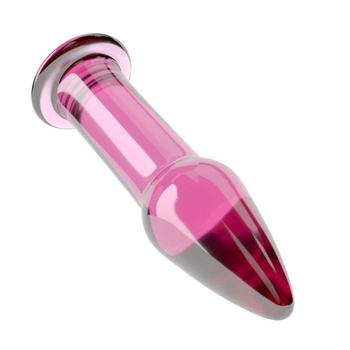 Анальна пробка Lovetoy Glass Romance колір рожевий (18958016000000000)