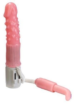 Двойной анально-вагинальный вибратор Dual Pink Pleasure Vibes (00298000000000000)