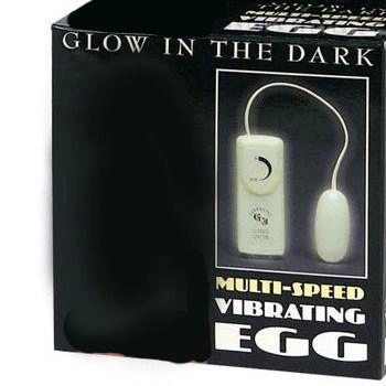 Многоскоростное пластиковое виброяйцо с пультом управления Glow In The Dark (00902000000000000)