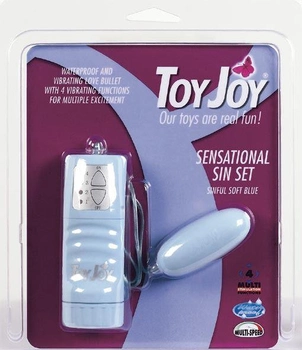 Вібростимулятор ToyJoy блакитний (02494000000000000)