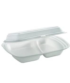 Одноразовий ланч-бокс Horeca Pack MB-2 білий 240x210x70 мм, 150 шт/уп