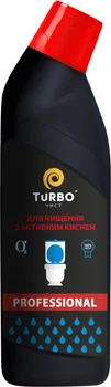 Засіб для чищення унітазів TURBOчист Professional з активним киснем 1 л (4820178063890)