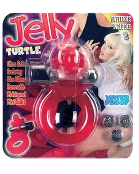 Кільце з вібратором Jelly Turtle Cockring (00857000000000000)