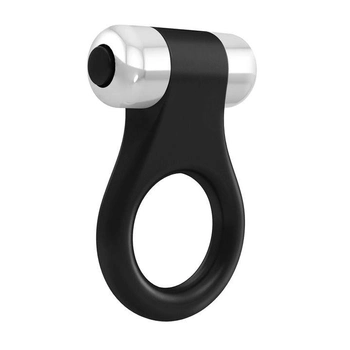 Эрекционное кольцо с вибрацией OVO B1 цвет черный (12388005000000000)