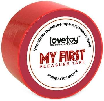 Бондажная лента My First Pleasure Tape цвет красный (18985015000000000)