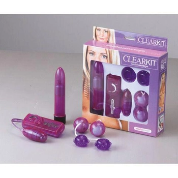 Секс набор Clear Kit Seethru Sextoys цвет фиолетовый (10940017000000000)