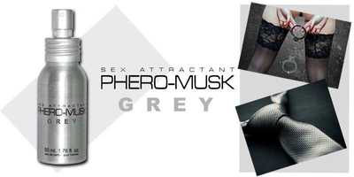 Духи с феромонами для мужчин Phero-Musk Grey, 50 мл (19634000000000000)