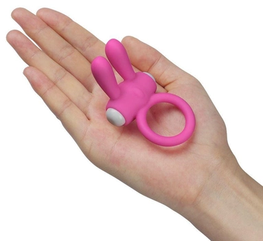 Эрекционное кольцо с вибрацией Power Clit Cockring Rabbit цвет розовый (18928016000000000)