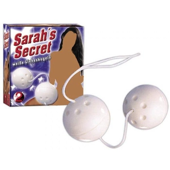 Вагинальные шарики Sarahs Secret цвет белый (05695004000000000)