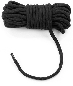 Бондажная веревка Fetish Bondage Rope 10м цвет черный (18950005000000000)
