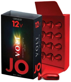 Стимулююча сироватка для жінок System JO Volt 12v в капсулах, 12 капсул по 4,32 мг (14482 трлн)