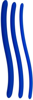 Набір з трьох стимуляторів уретри Blue Silicone Dilator Set (19678000000000000)
