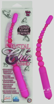 Анальный вибратор Crystal Chic Wands цвет розовый (15624016000000000)