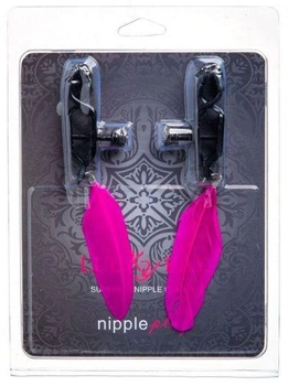 Зажимы-прищепки на соски Lucky Bay Nipple play с перышками цвет розовый (21950016000000000)