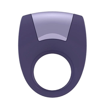 Ерекційне кільце у вигляді персня з вібрацією OVO B8 колір фіолетовий (12394017000000000)