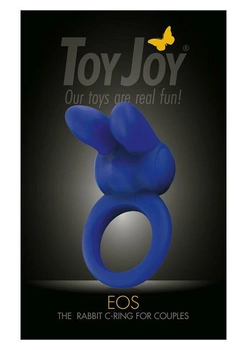 Ерекційне віброкільце Eos the Rabbit C-Ring колір синій (13029007000000000)