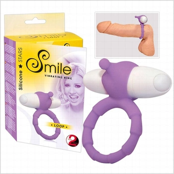 Вибронасадка Smile лиловая цвет фиолетовый (10169017000000000)