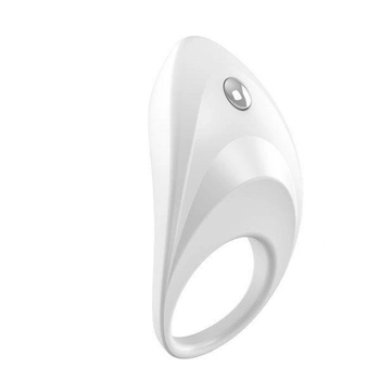 Эрекционное кольцо с вибрацией OVO B7 цвет белый (12469004000000000)