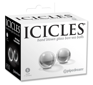Вагинальные шарики Icicles No.41 Small Glass Ben-Wa Balls (11384000000000000)