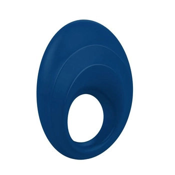 Эрекционное кольцо с вибрацией OVO B5 цвет синий (12392007000000000)
