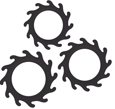 Набор эрекционных колец Renegade Gears цвет черный (19531005000000000)