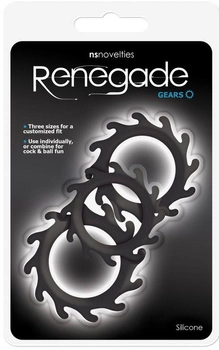 Набор эрекционных колец Renegade Gears цвет черный (19531005000000000)