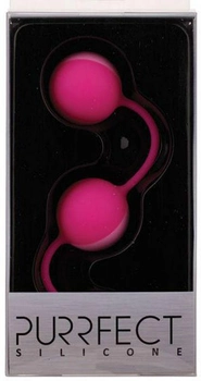 Вагинальные шарики Purrfect Silicone Duo Tone Balls цвет розовый (15406016000000000)
