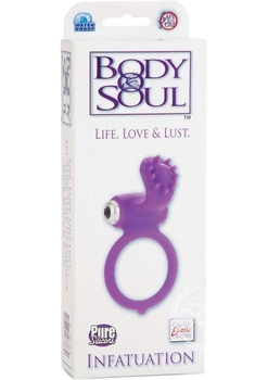 Ерекційне кільце Body & Soul Infatuation колір фіолетовий (13231017000000000)
