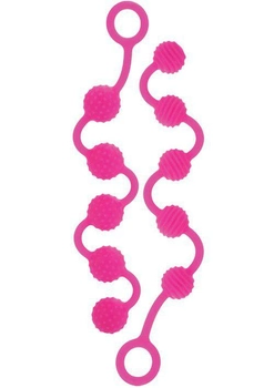 Комплект анальних кульок з силікону Posh Silicone O Anal Beads колір рожевий (11842016000000000)