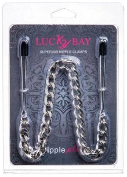 Зажимы на соски Lucky Bay Nipple play пинцет Chain Heavy Metall цвет серебристый (21949047000000000)