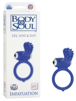 Ерекційне кільце Body & Soul Infatuation колір синій (13231007000000000)