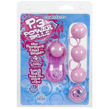 Вагінальні кульки P3 Power Balls колір рожевий (10774016000000000)