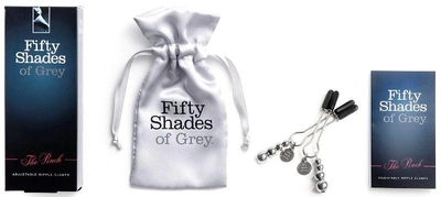 Затискачі для сосків Fifty Shades of Grey The Pinch Adjustable Nipple Clamps (16141000000000000)