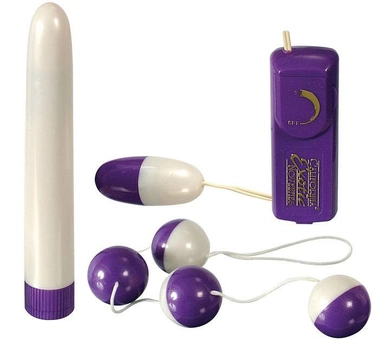 Секс набор фиолетово-белый Duotone collection (03566000000000000)