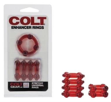 Два ерекційних кільця Colt Enhancer Rings колір червоний (11278015000000000)