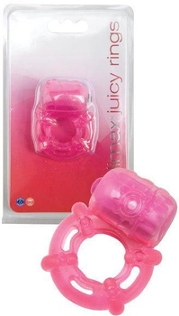 Виброкольцо для пениса Climax Juicy Rings цвет розовый (09701016000000000)