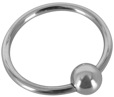 Ерекційне сталеве кільце Sextreme Steel Glans Ring With Ball, 2,8 см (18412000000000000)