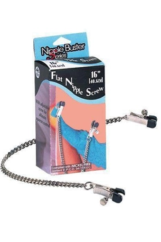 Прикраси-ланцюжок для сосків Flat Nipple Screw metal clip (00990000000000000)