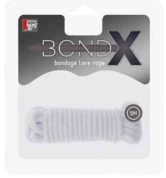 Бондажная мотузка Bondx Love Rope колір білий (15937004000000000)
