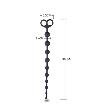 Анальная цепочка Psyches Premium Anal Beads цвет черный (14328005000000000)