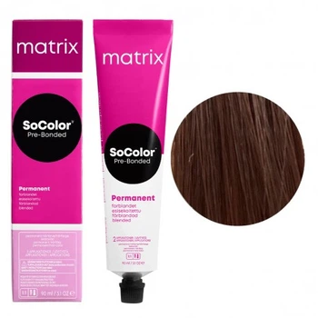 Стійка крем-фарба Matrix Socolor Pre-Bonded 8MA світлий блондин мокко попелястий 90 мл