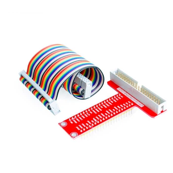 Плата расширения&nbsp;GPIO&nbsp;для Raspberry Pi&nbsp;4B/3B+ со шлейфом 40 pin