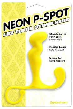 Стимулятор простаты Neon Luv Touch P-Spot Stimulator Yellow (14417000000000000)
