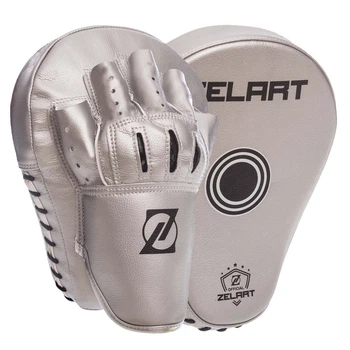 Лапа изогнутая (2шт) Zelart 1350 размер 25x19x4см Silver-Black